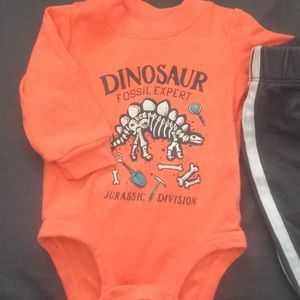 Matching boy clothing set for 3 months